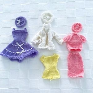 Hand Knit Doll Clothes